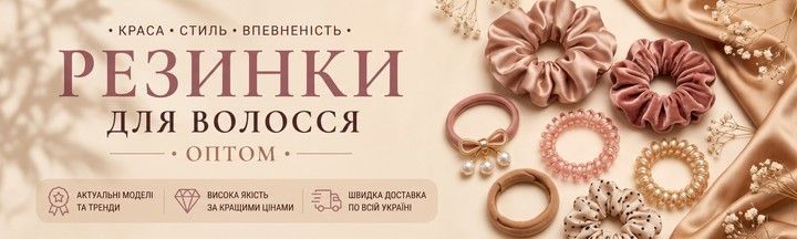 Резинки для волосся